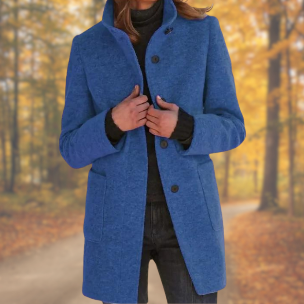 Beth | Coat with Stand-up Collar