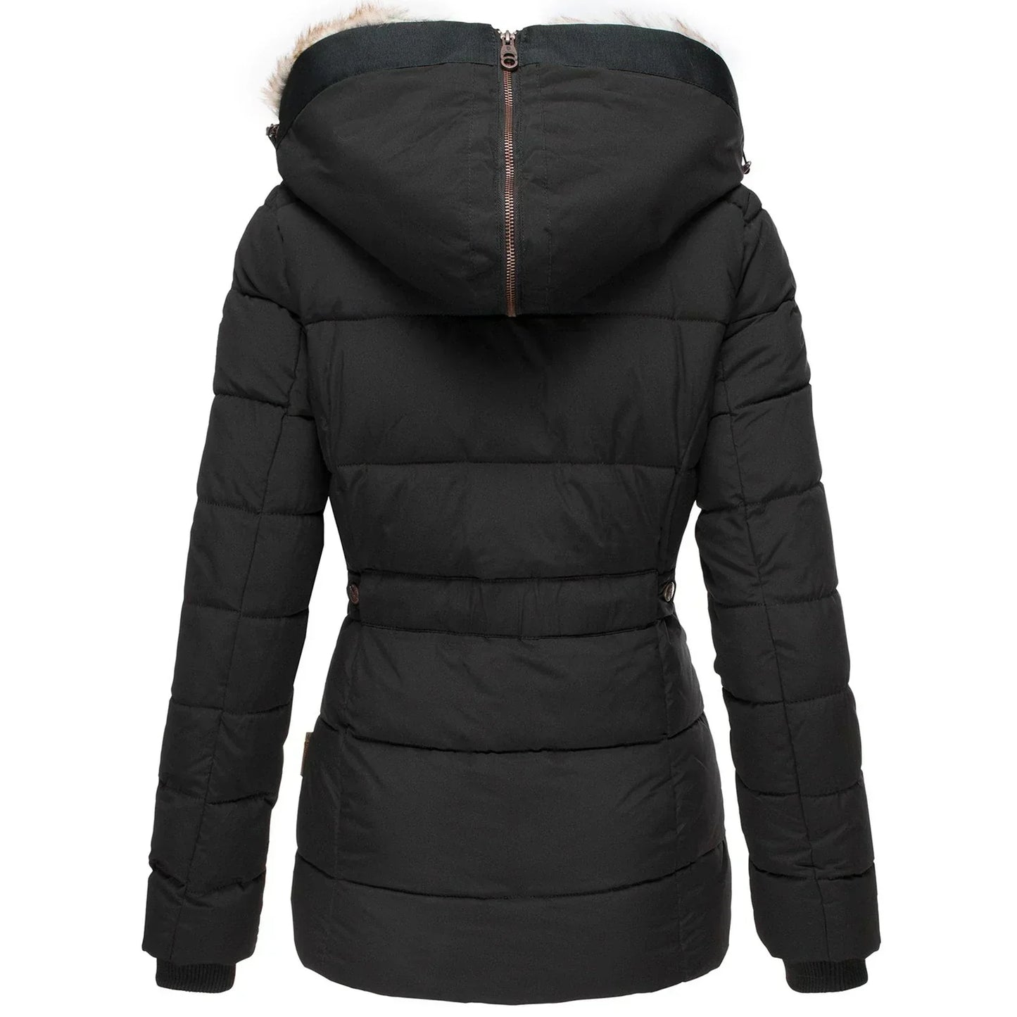 Sara | Warm winter jacket with fur lining