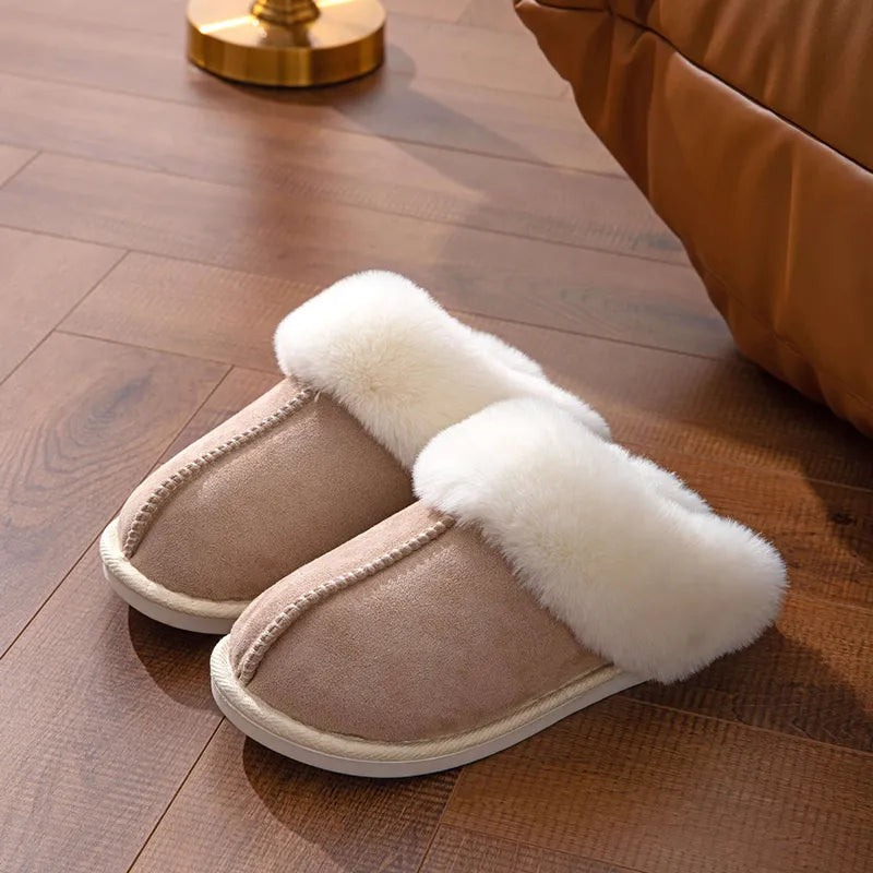 Amy | Chaussons en fourrure douce