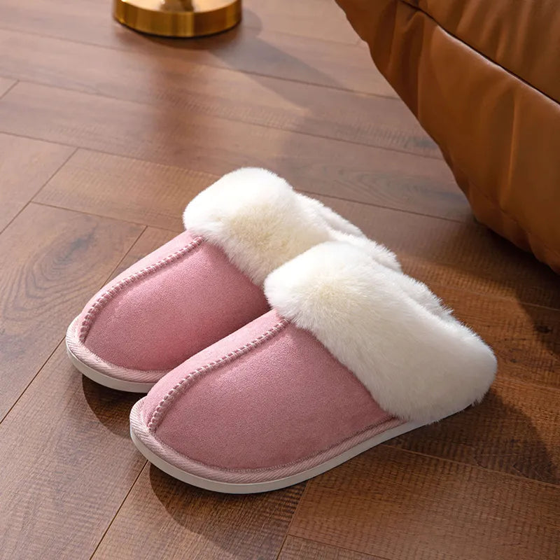 Amy | Chaussons en fourrure douce