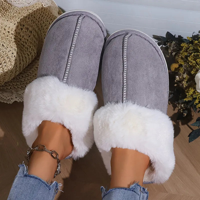 Amy | Chaussons en fourrure douce