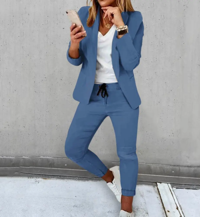 Lauren | Stretchy Blazer Set