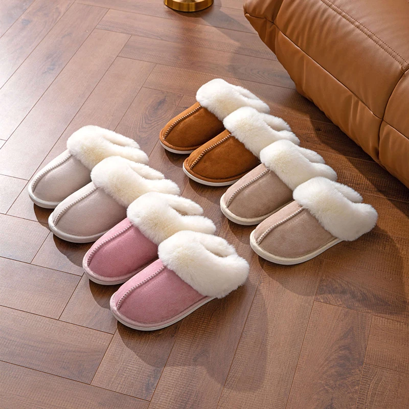 Amy | Chaussons en fourrure douce