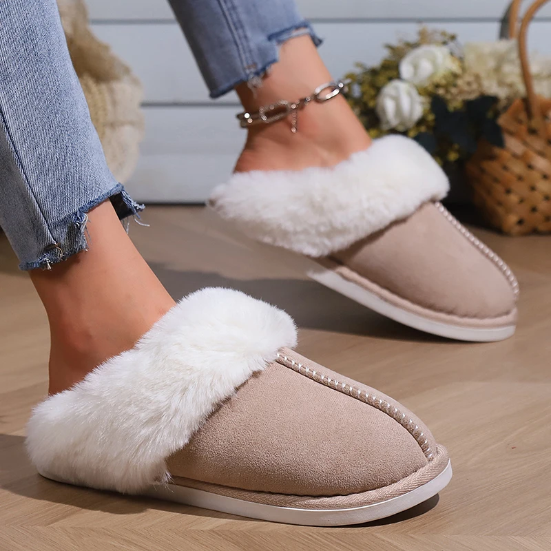 Amy | Chaussons en fourrure douce
