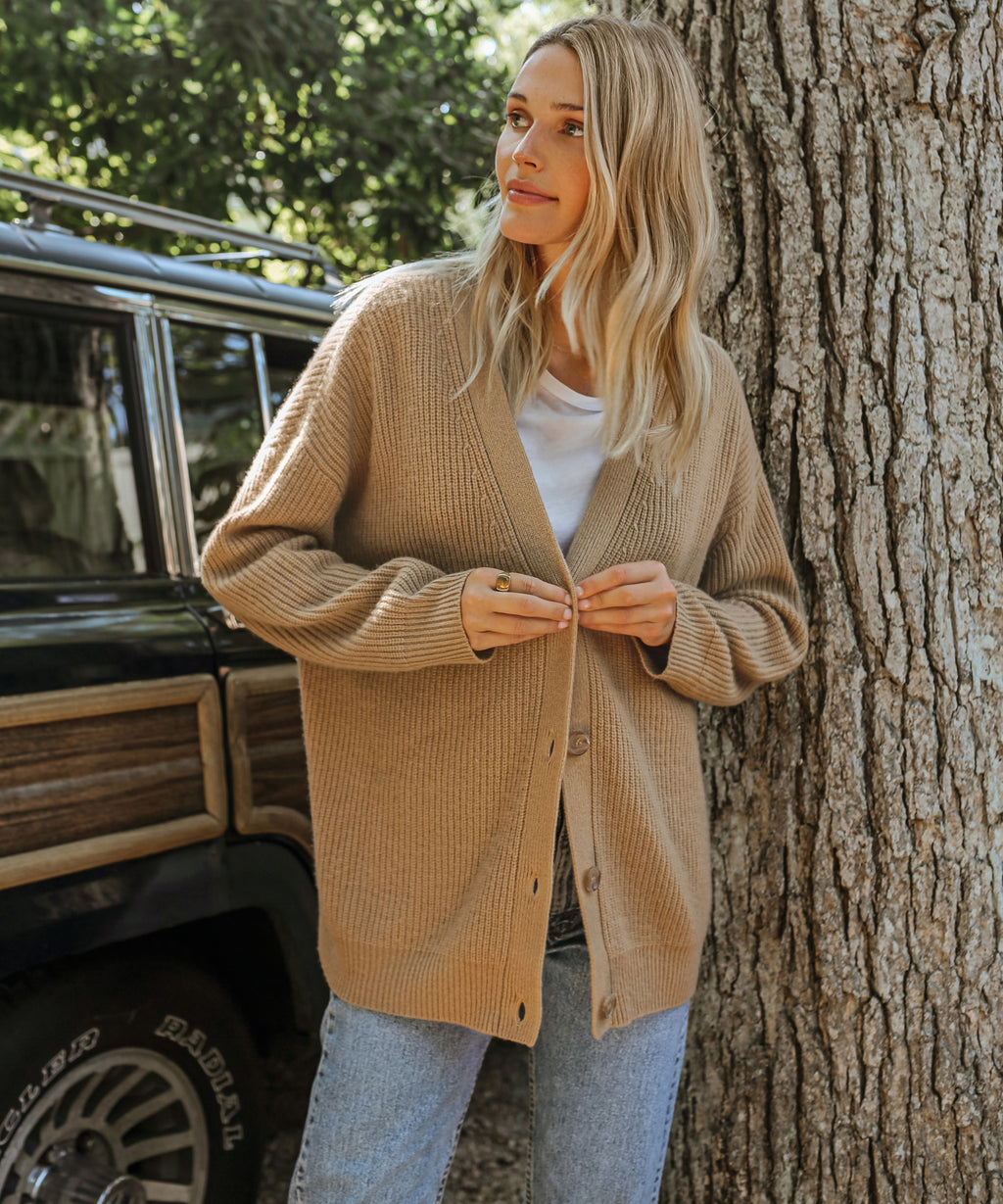 Megan | Cardigan boutonné surdimensionné