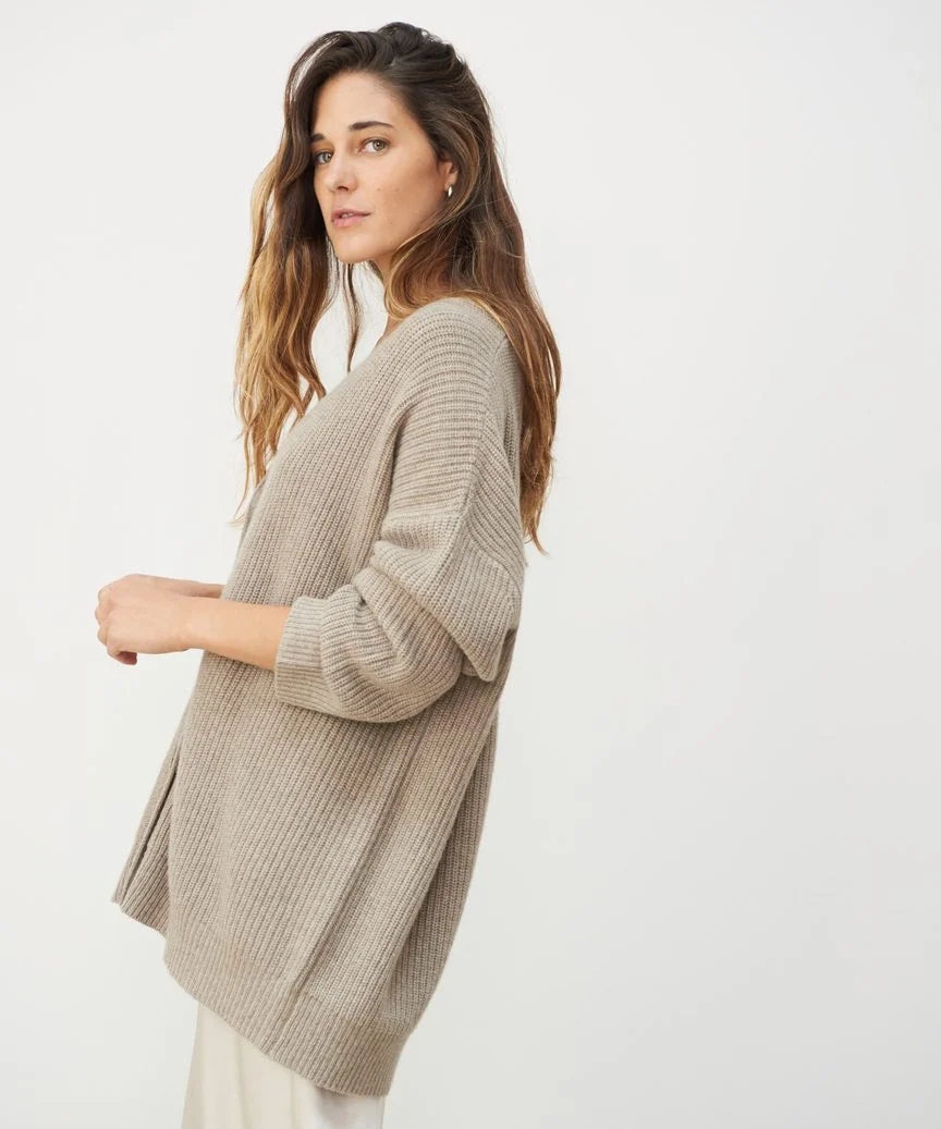 Megan | Cardigan boutonné surdimensionné