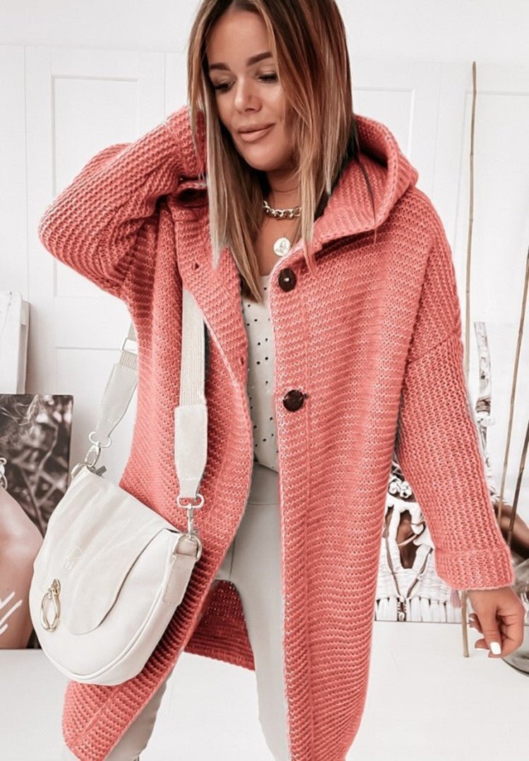 Rose | Cardigan à capuche douillet