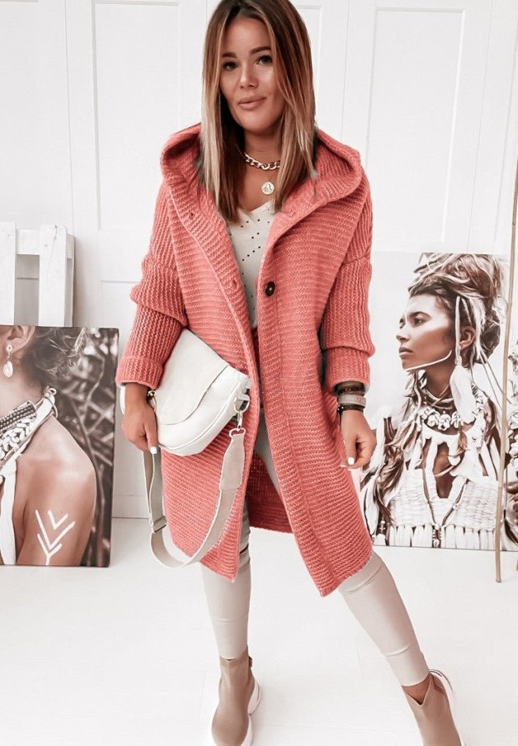 Rose | Cardigan à capuche douillet