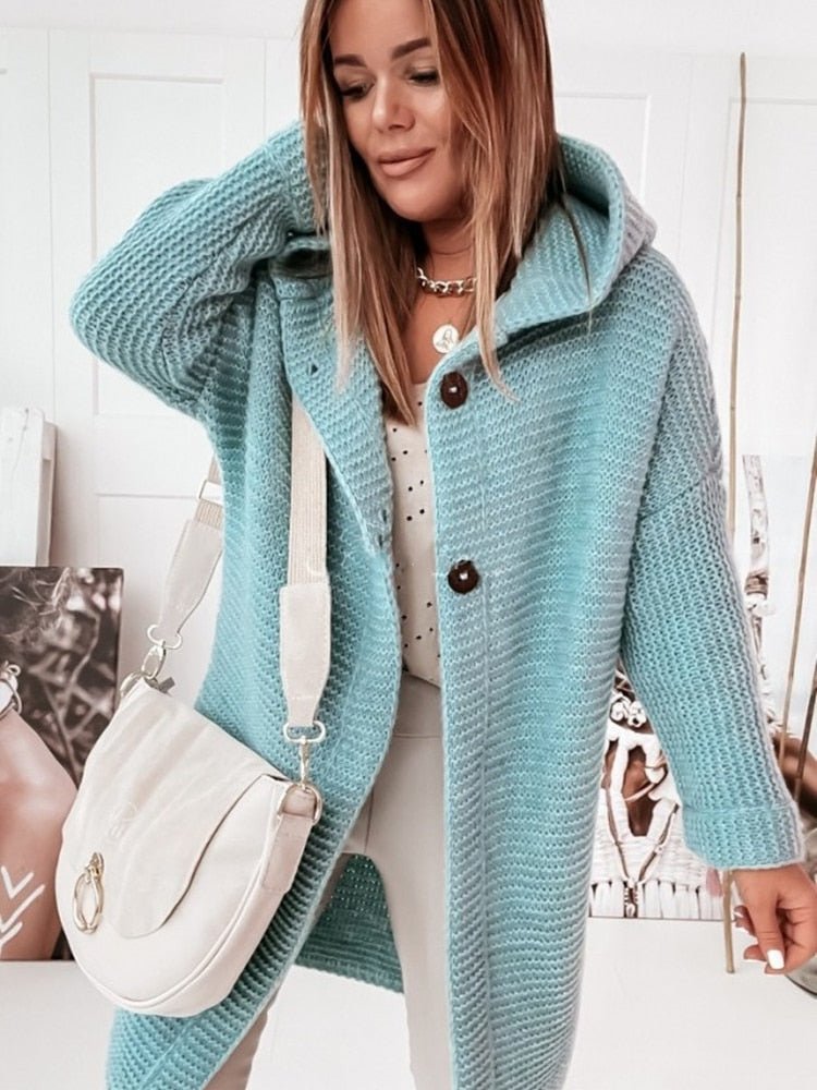 Rose | Cardigan à capuche douillet