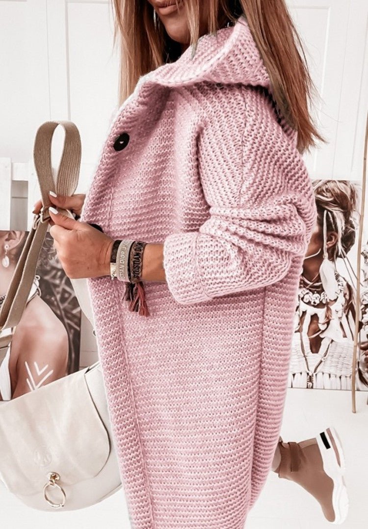 Rose | Cardigan à capuche douillet