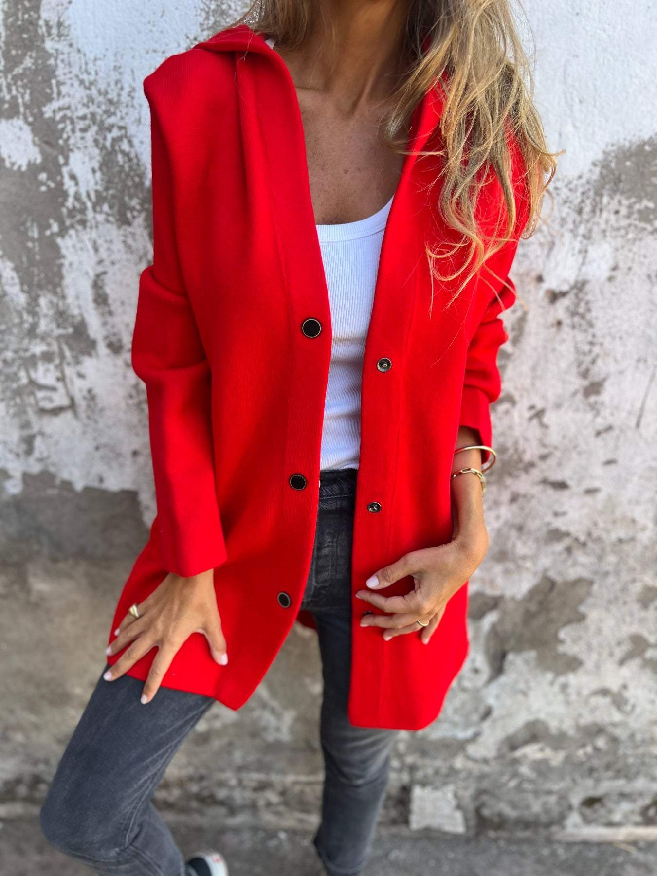 Luna | Manteau cardigan à capuche
