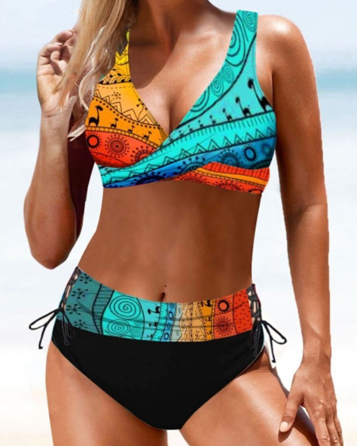 Earle | Colorful bikini swimsuit