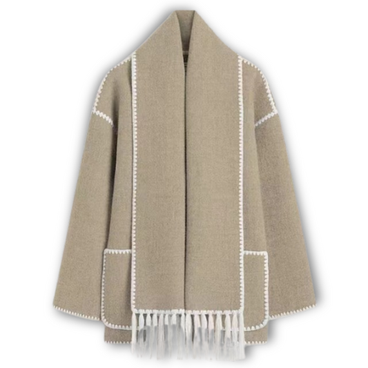Freya | Manteau élégant avec écharpe