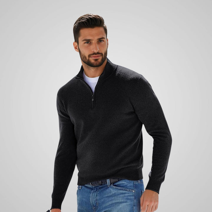 David | Casual Zip Sweater