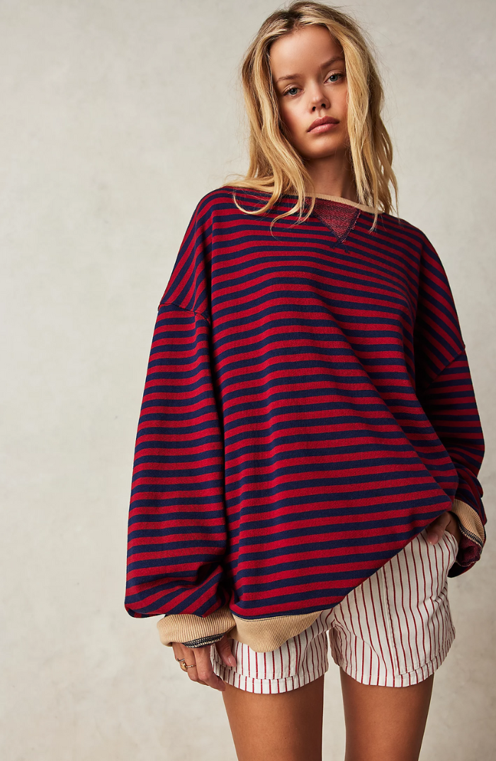 Hailey | Oversized Striped Sweater