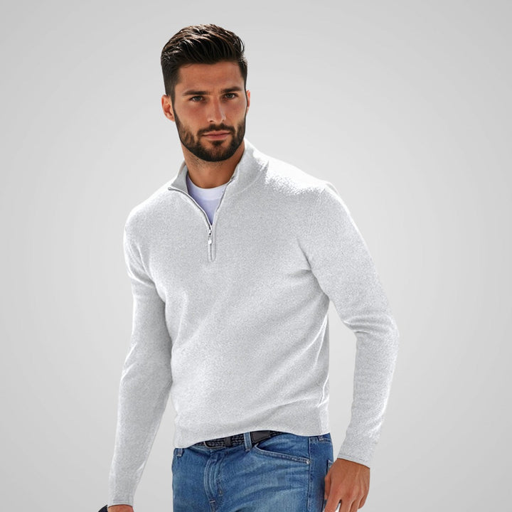 David | Casual Zip Sweater