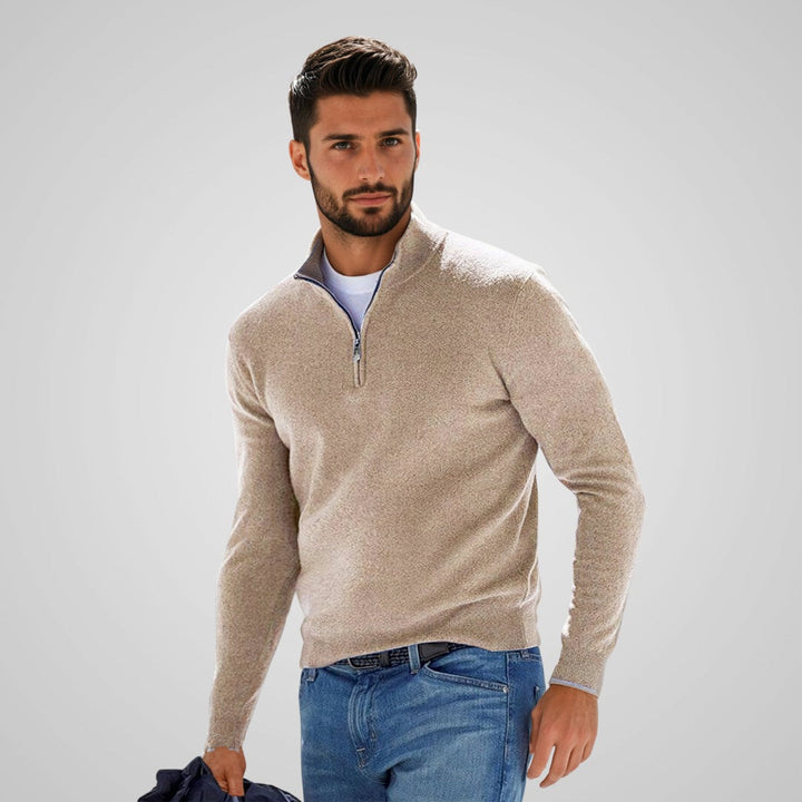 David | Casual Zip Sweater