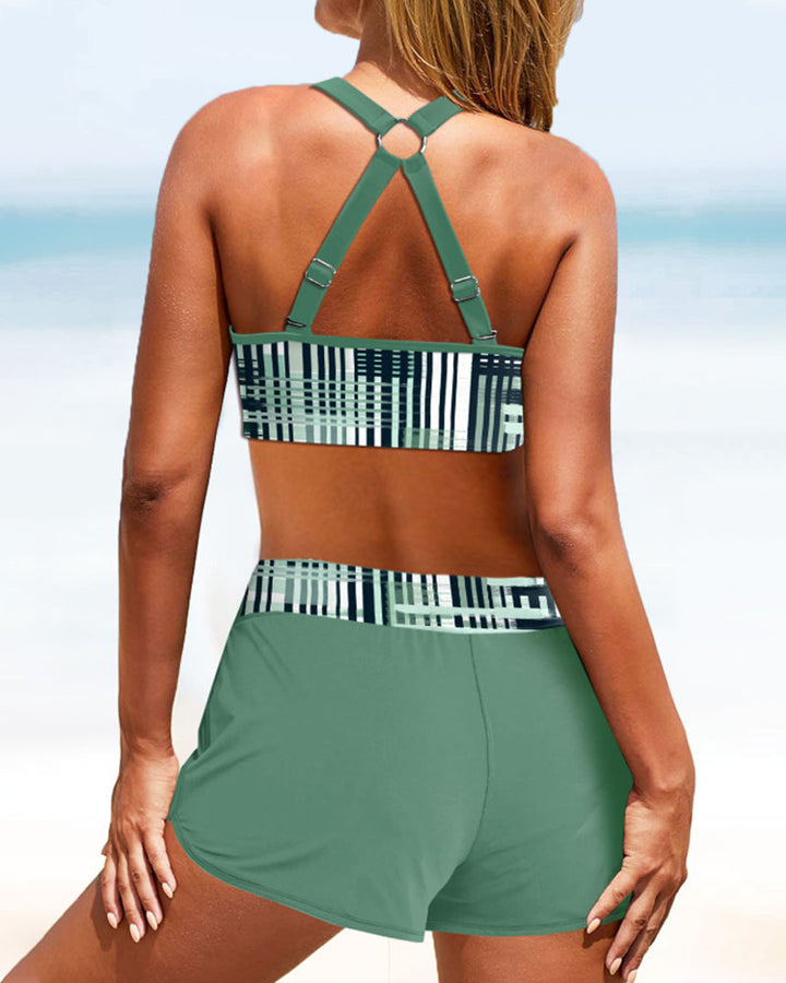 Janelle | Ribbed high-waisted bikini