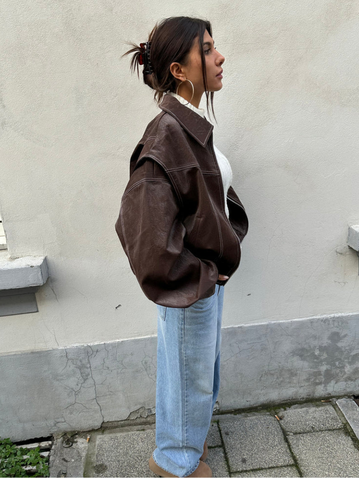 Luna | Retro Bomber Jacket