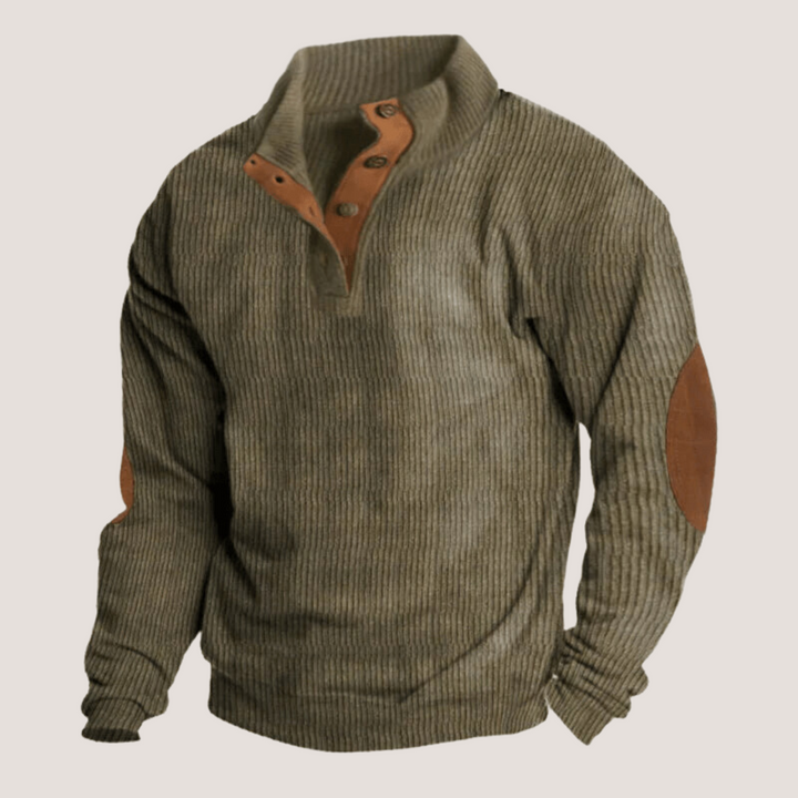 Luca | Corduroy sweatshirt with collar