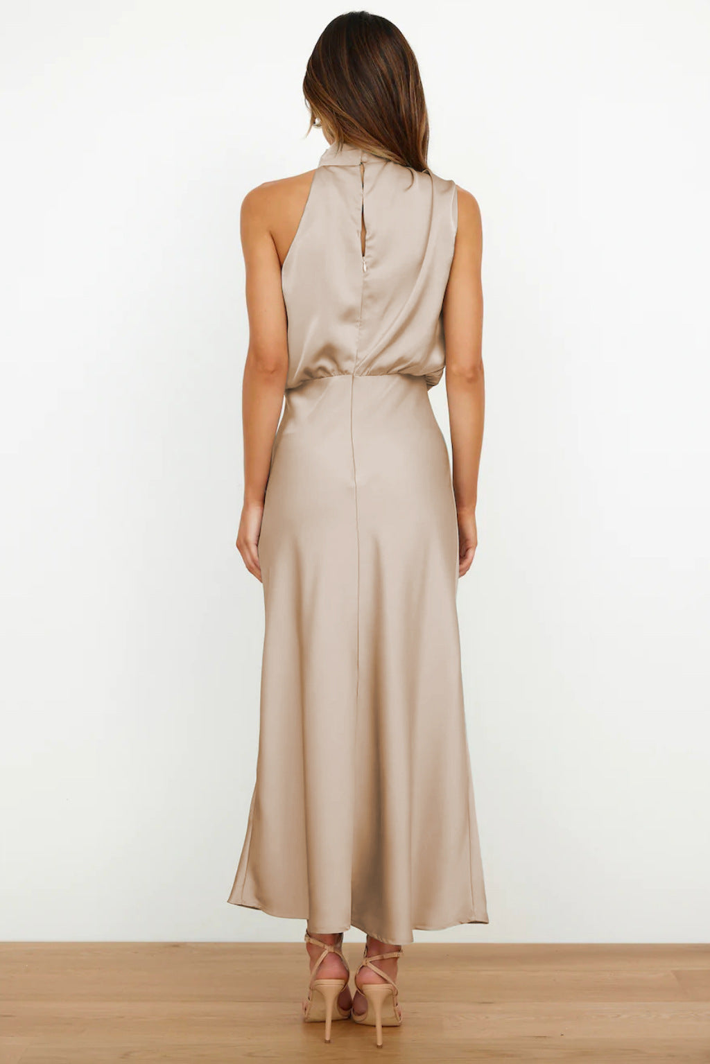 Valeria | Long Satin Dress