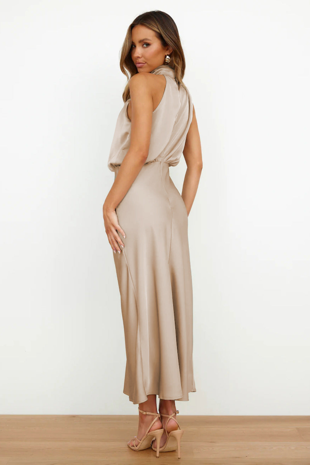 Valeria | Long Satin Dress