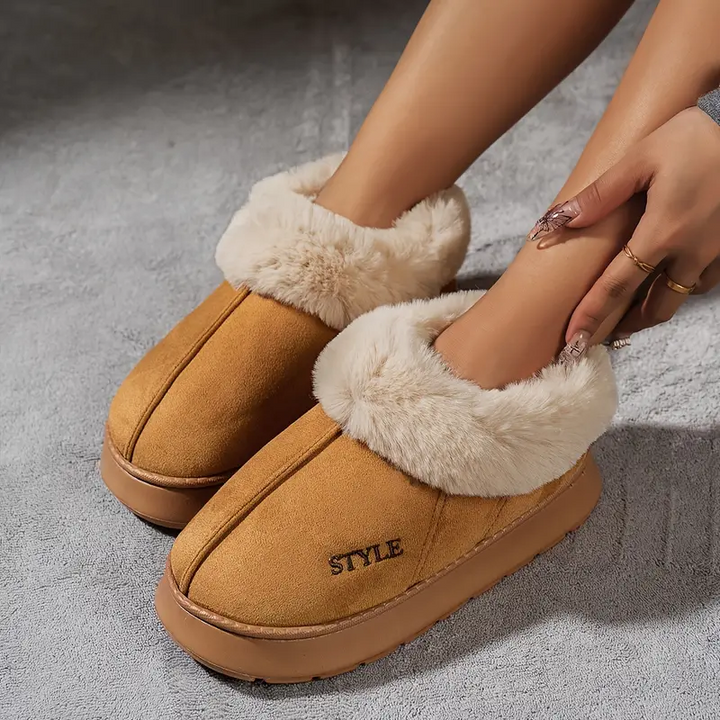 Sophia | Fur-lined Winter Slippers