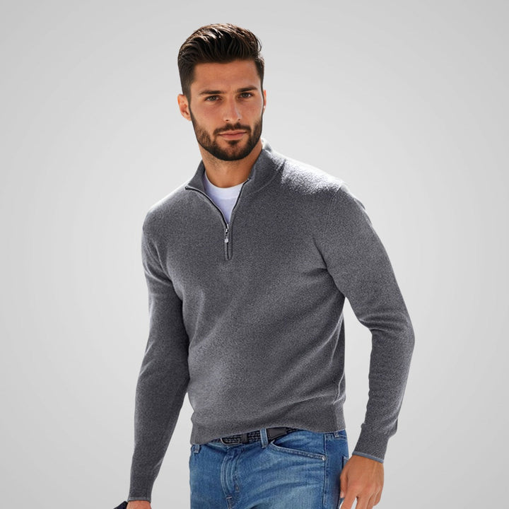 David | Casual Zip Sweater