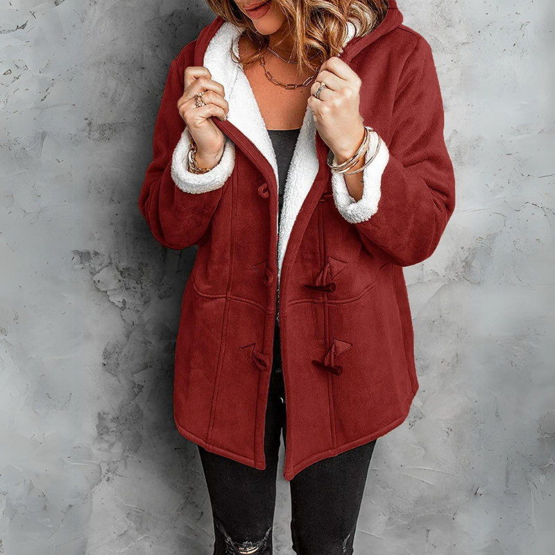 EVELYN | Cozy Hooded Coat