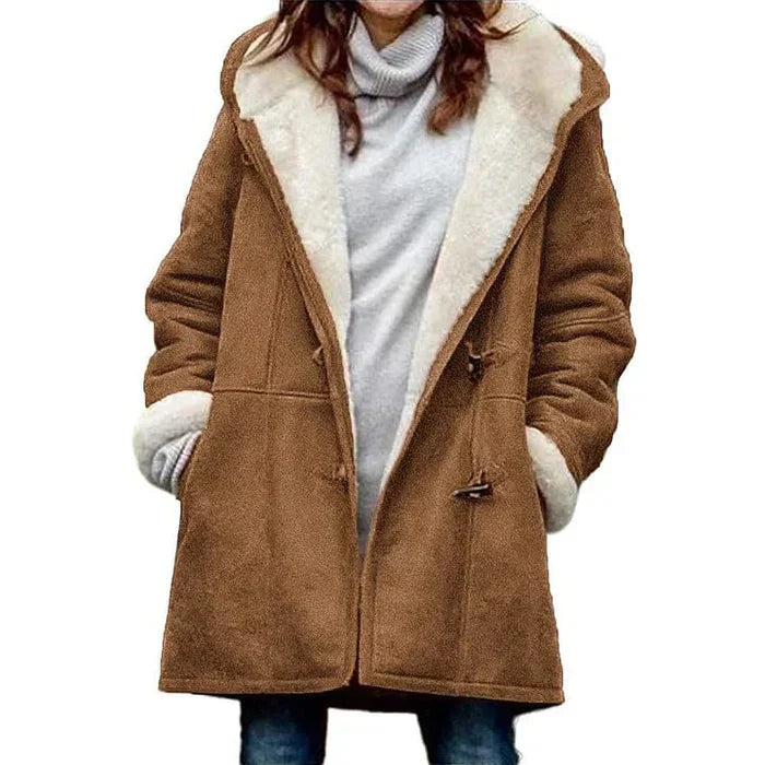 Serena |  Hooded Fleece Coat