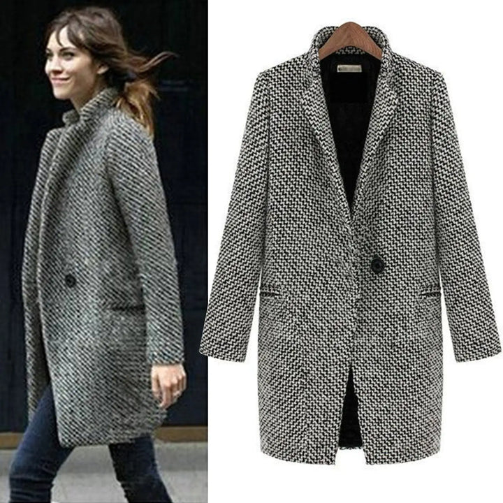 Cheska | Long wool coat jacket