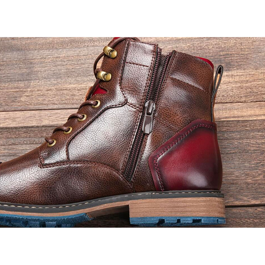 Aaron | Handmade premium leather Oxford boots