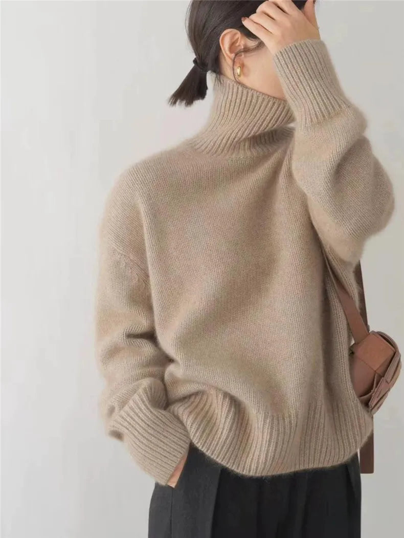 DIANA | Soft Oversized Knit Turtleneck