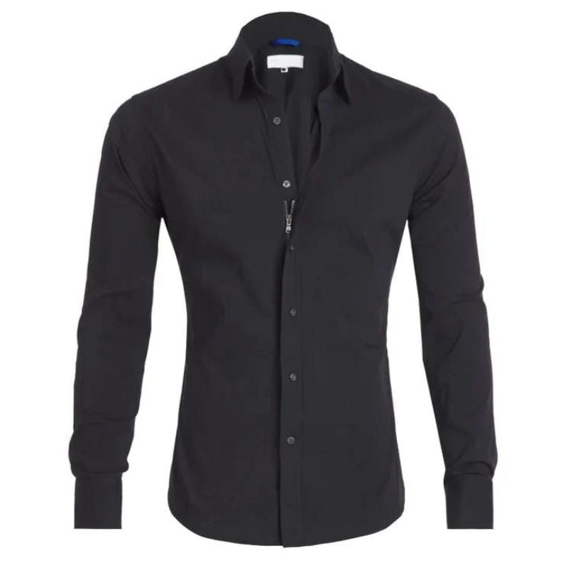 Oscar | Wrinkle-free shirt with zipper