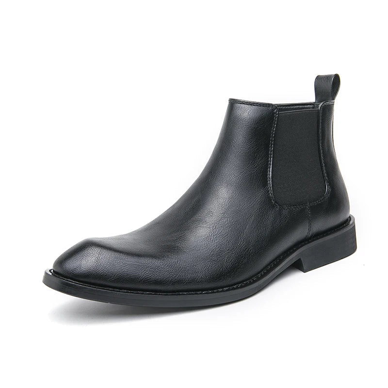 Cooper | Chelsea boots in leather with zipper