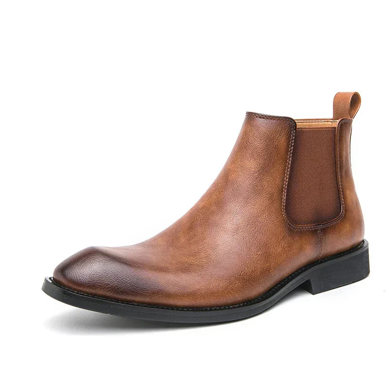 Cooper | Chelsea boots in leather with zipper