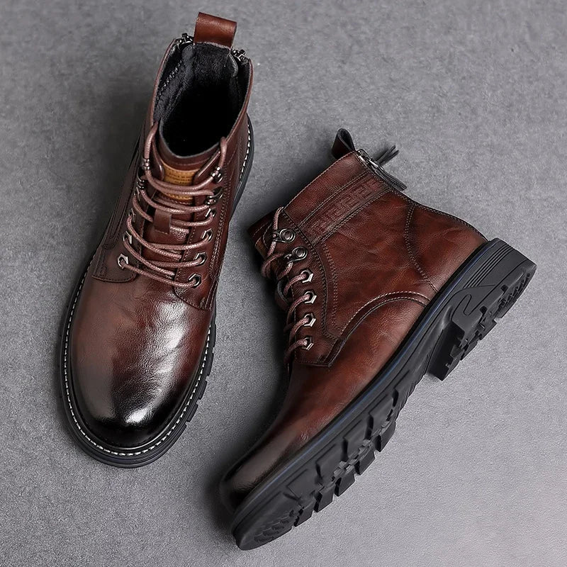 Carlos | Business Leather Boots for Men