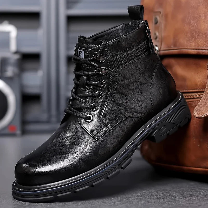 Carlos | Business Leather Boots for Men