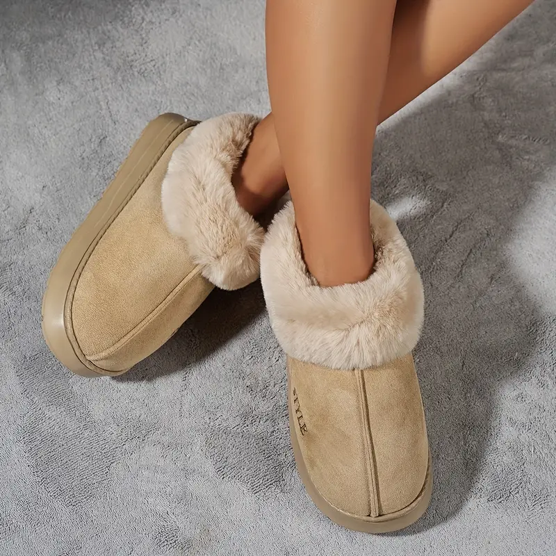 Sophia | Fur-lined Winter Slippers