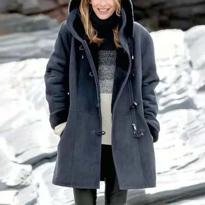 Serena |  Hooded Fleece Coat