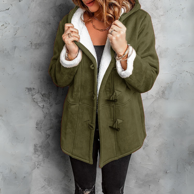 EVELYN | Cozy Hooded Coat