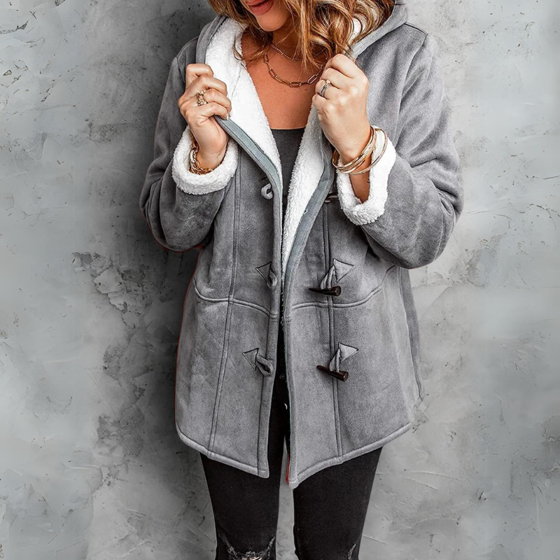 EVELYN | Cozy Hooded Coat