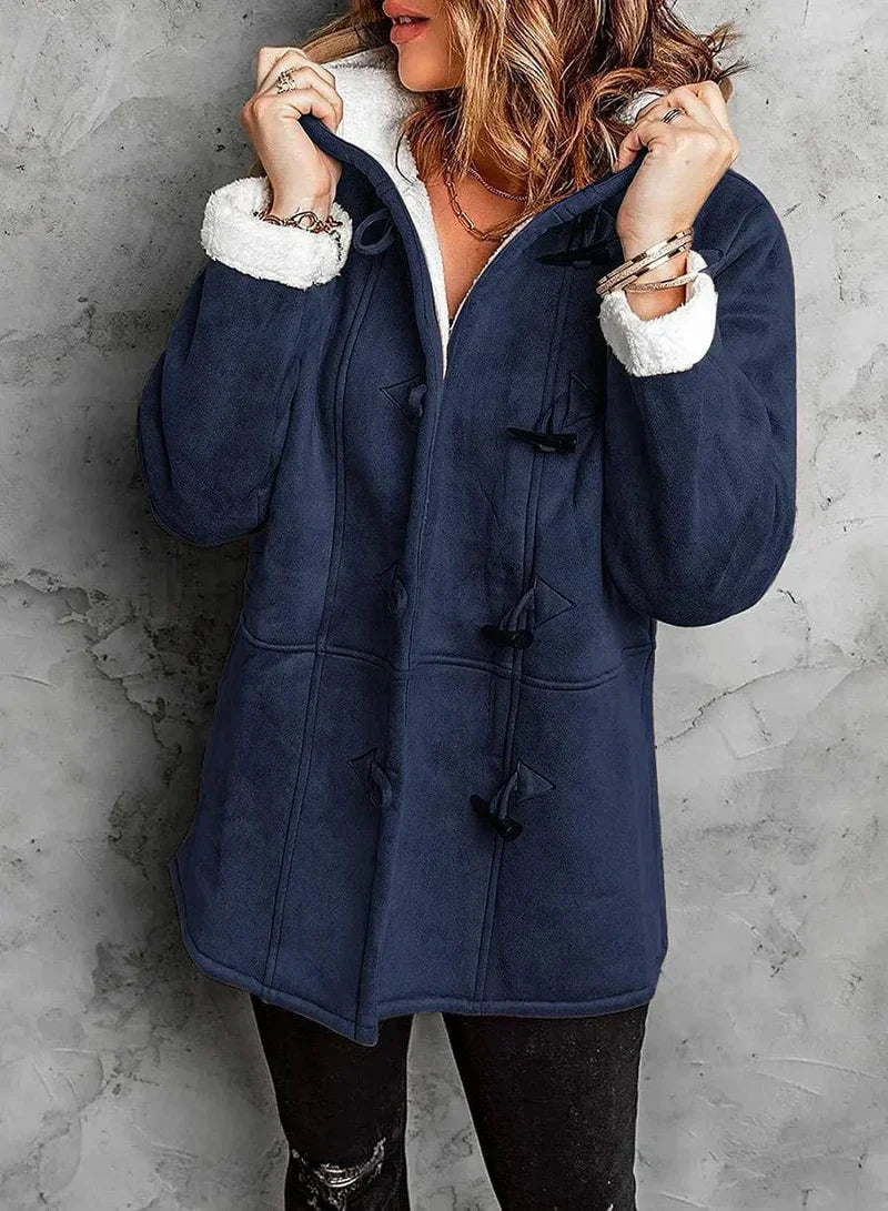 Serena |  Hooded Fleece Coat