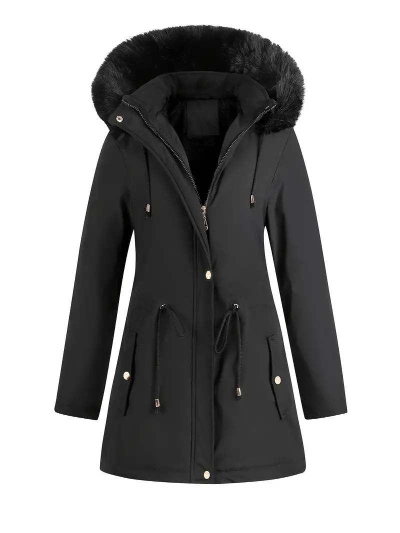 Alexa | Warm Fur-Lined Hooded Parka