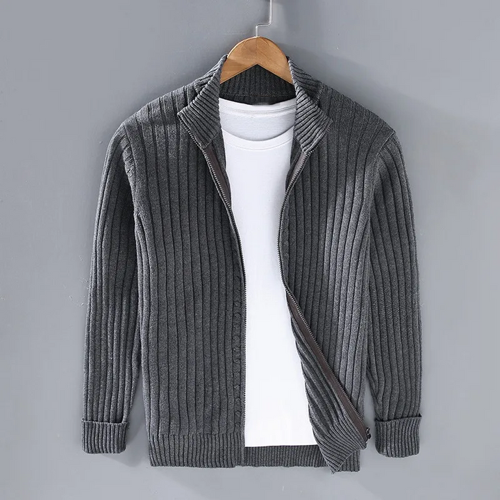 David | Zip Cardigan