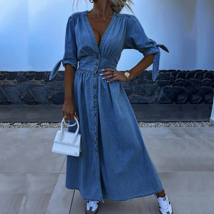 Maya | Denim Dress