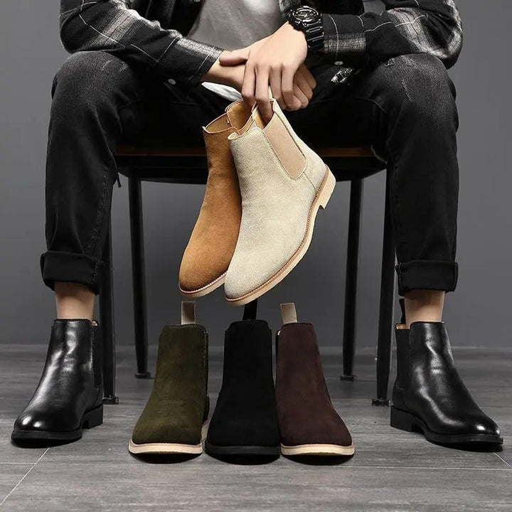 Armendo | suede chelsea boots