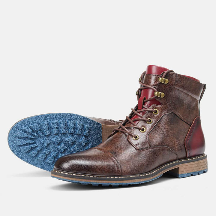 Aaron | Handmade premium leather Oxford boots