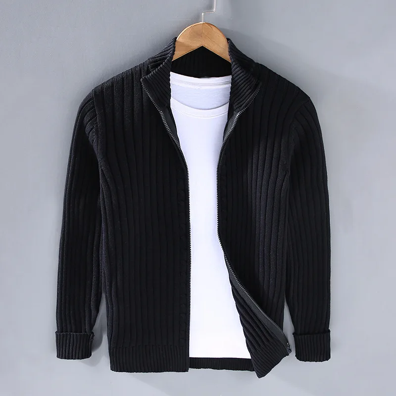 David | Zip Cardigan